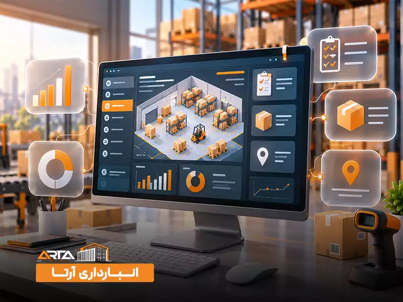 اجزای سیستم انبار هوشمند: 1. نرم افزار مدیریت انبار (WMS)
