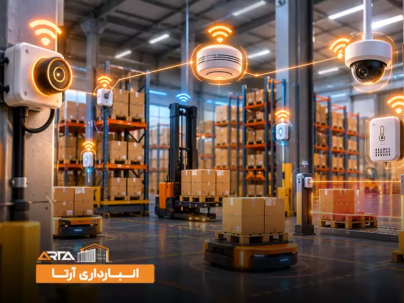 اجزای سیستم انبار هوشمند: 3. سنسورها و اینترنت اشیا IoT