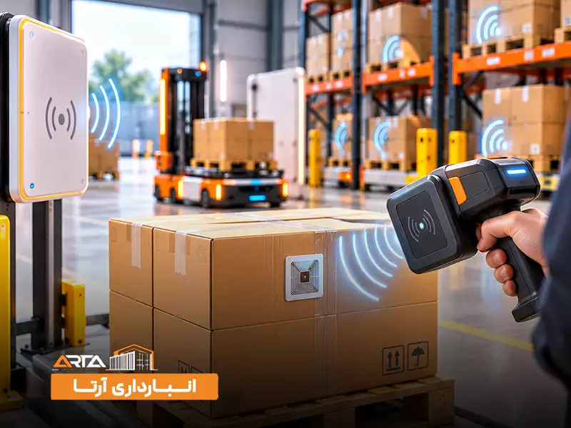 فناوری های انبار مکانیزه: 4. RFID