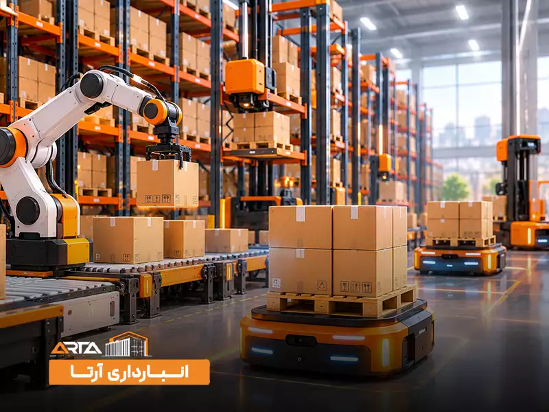 اجزای سیستم انبار هوشمند: 5. ربات‌ های انبار