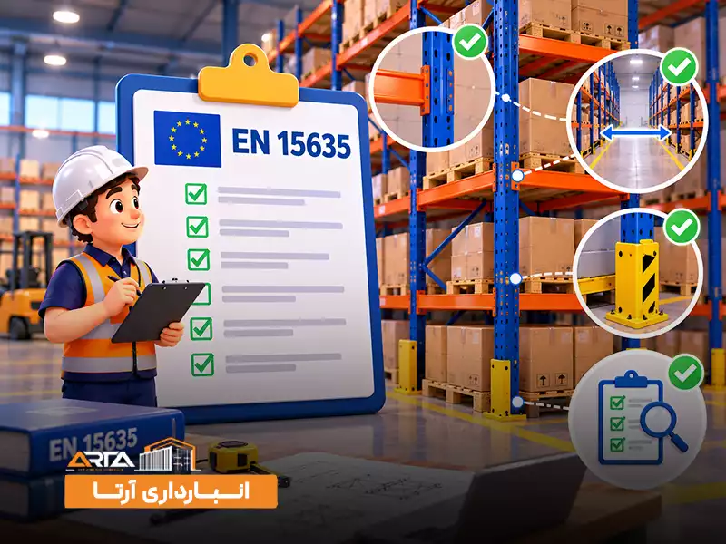 استانداردهای بین‌المللی قفسه بندی انبار: استاندارد (EN 15635) اروپا