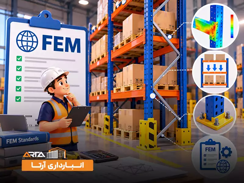 استانداردهای بین‌ المللی قفسه بندی انبار: استاندارد (FEM)