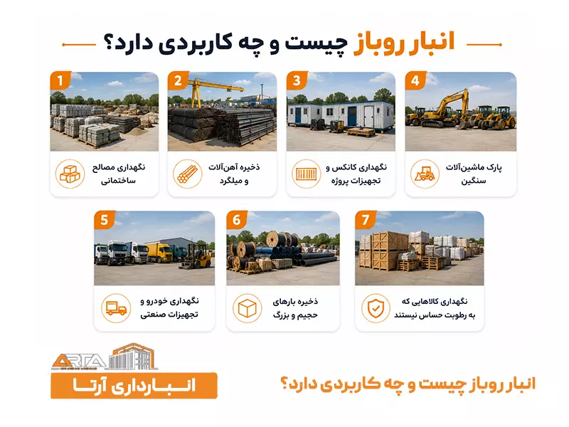 انبار روباز چیست و چه کاربردی دارد؟