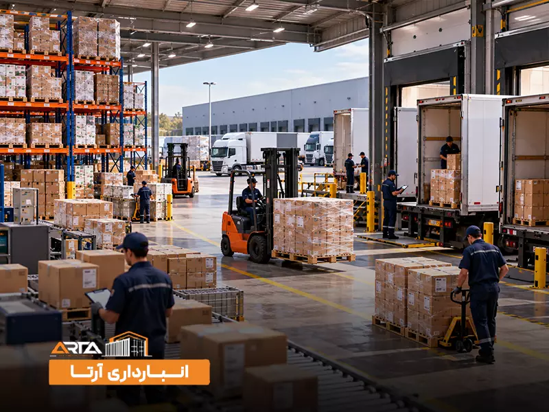 انواع انبار بر اساس کاربرد: 3. انبار لجستیکی